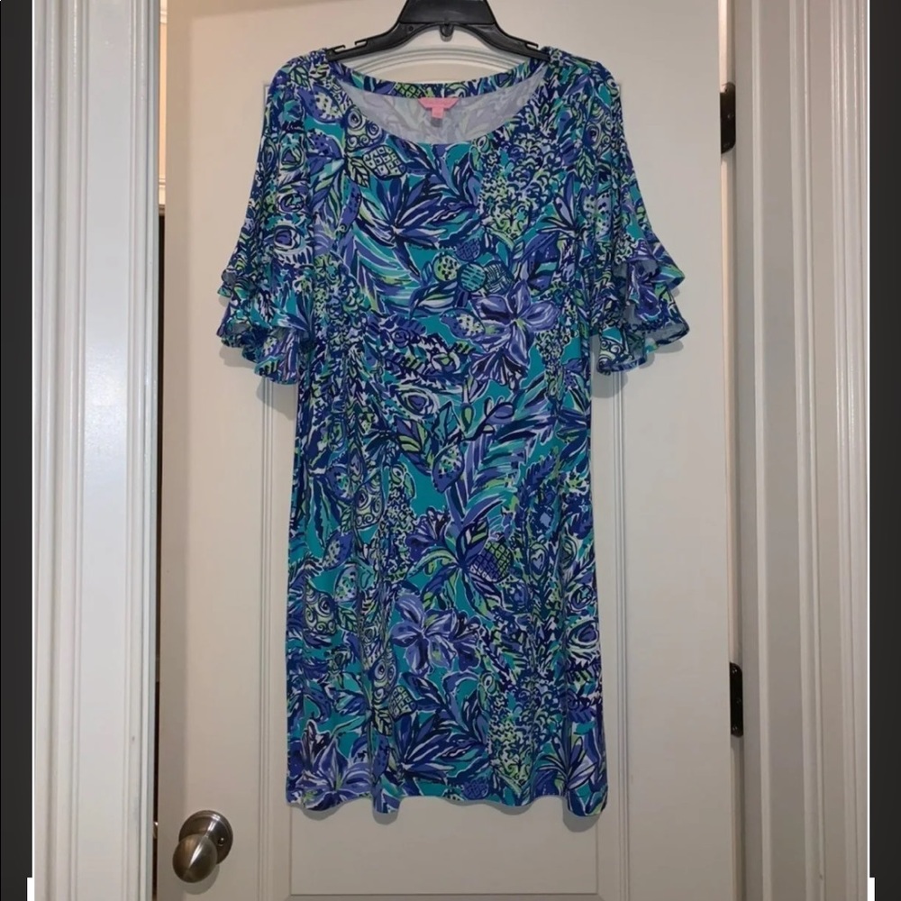 NWOT Lilly Pulitzer Lula Dress Sneak a Beak M